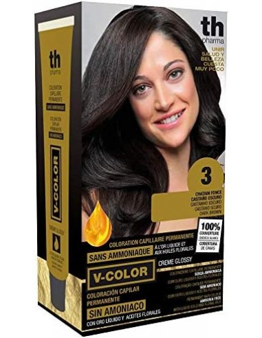 TINTE TH PHARMA VIT N 3 CASTAÑO OSCURO