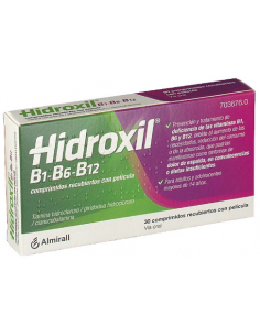 HIDROXIL B1 B6 B12 30 COMP