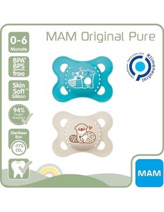 CHUPETE SILICONA MAM ORIGINAL DAY & NIGHT N 6