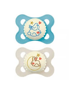 CHUPETE SILICONA MAM ORIGINAL PURE NIGHT 2 -