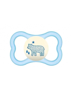 MAM CHUPA NIGHT 6+ SIL 2U S169 AZUL