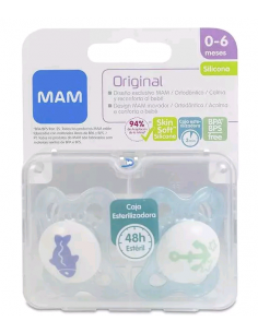 MAM CHUPA ORIGINAL 0-6M SIL 2U UNIS S159