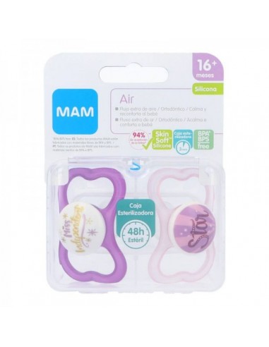 MAM CHUPA ORIGINAL 6+ SIL 2U ROSA S164