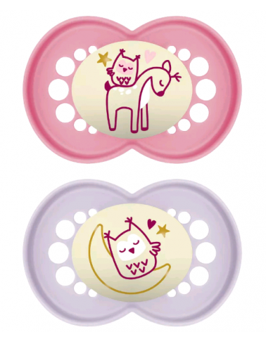 MAM CHUPA ORIGINAL NIGHT 16+ SIL RO S173