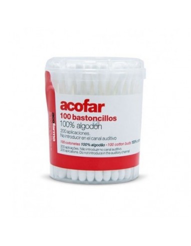 BASTONCILLOS ACOFAR 100U BOTE