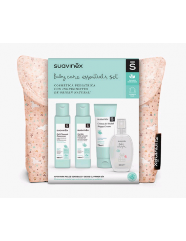 SUAVINEX COSM NECESER VIAJE TELA ROSA