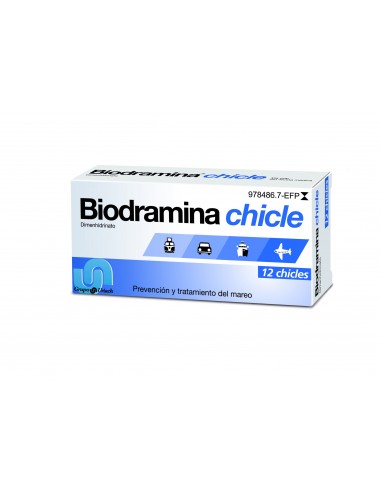 BIODRAMINA 12 CHICLES