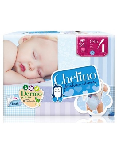 PAÑAL CHELINO LOVE T-4 GATEO 34 UND