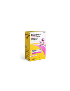BIODRAMINA INFANTIL SOLUCIÓN ORAL 12,5MG 12 STICKS