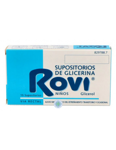 SUPOSITORIO GLICERINA ROVI INF 15