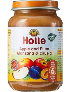 HOLLE POTITO MANZANA Y CIRUELA +6M 190 GR