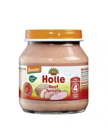 HOLLE POTITO TERNERA +4 MESES 125GR ORGANIC