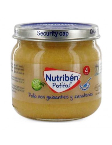 NUTRIBEN POT POLLO GUISANTE ZANAHOR 120G
