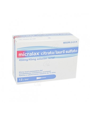 MICRALAX 12 CANULETAS