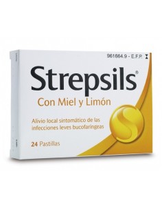 STREPSILS MIEL Y LIMON 24 PASTILLAS