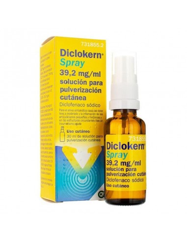 DICLOKERN 39.2MG/ML SPRAY 30 ML