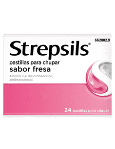 STREPSILS FRESA 24 PASTILLAS