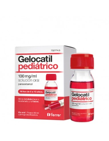 GELOCATIL PEDIAT 100 MG/ML SOL ORAL 60ML