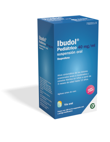 IBUDOL PEDIA 40MG/ML SUSP ORAL 150ML+JER