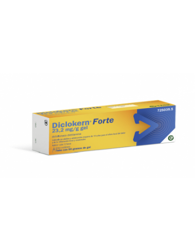DICLOKERN FORTE 23.2 MG 50 G GEL