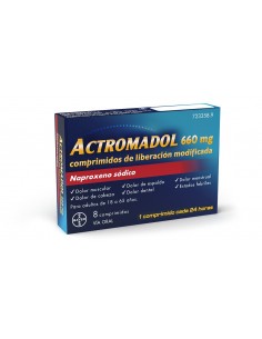 ACTROMADOL 660 MG 8 COMP