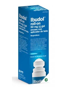 IBUDOL ROLL-ON 50 MG/G GEL TOPICO APLICA