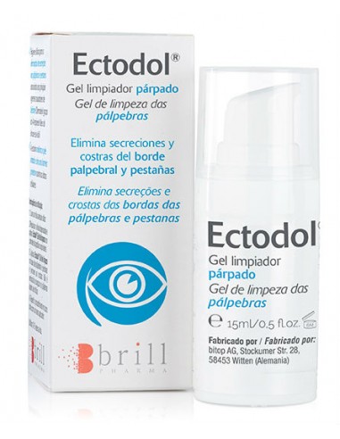 ECTODOL GEL LIMPIADOR PARPADOS 15ML