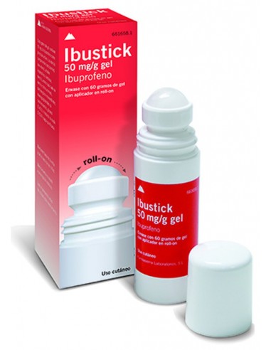 IBUSTICK 50 MG/G GEL ROLL ON 60 GR