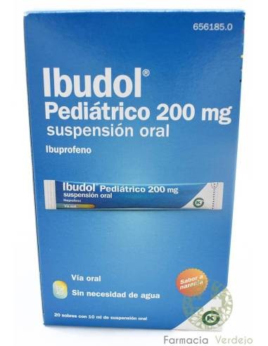 IBUDOL PEDIATRICO 200MG SUSP 20 SOB 10ML
