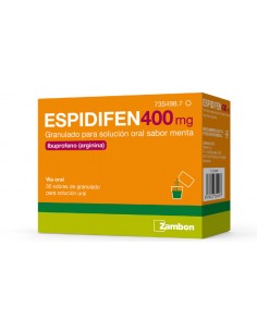 ESPIDIFEN 400 MG 30 SOBRES MENTA