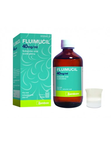 FLUIMUCIL 40 MG SOLUCION ORAL 200 ML