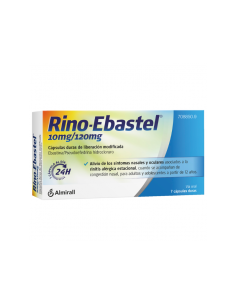 RINO EBASTEL 10/120 MG 7 CAPS