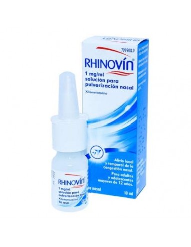 RHINOVIN 0.1 NEBULIZADOR NASAL 10 ML