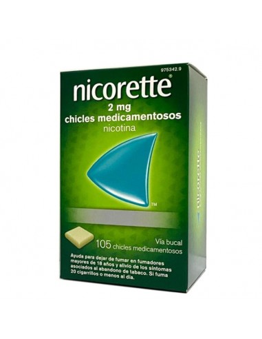 NICORETTE  2 MG 105 CHICLES
