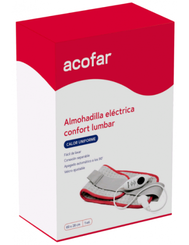 ALMOHADILLA ELEC CONFORT LUMBAR ACOFAR