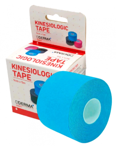 KINESIOLOGY TAPE 5X5 AZUL DDERMA