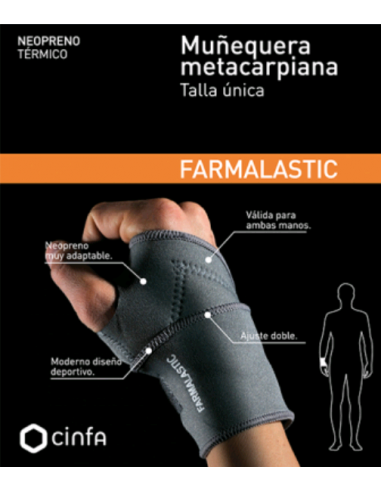 MUÑEQUERA FARMAL NEOPRENO METAC