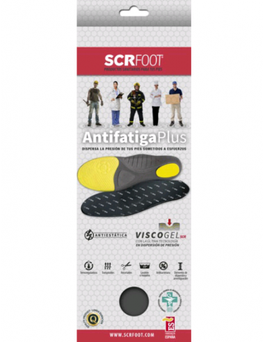 SCR PLANTILLA ANTIFATIGA PLUS T-XL