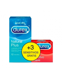 PROFIL DUREX NAT PLUS 12UN + PROMOCION
