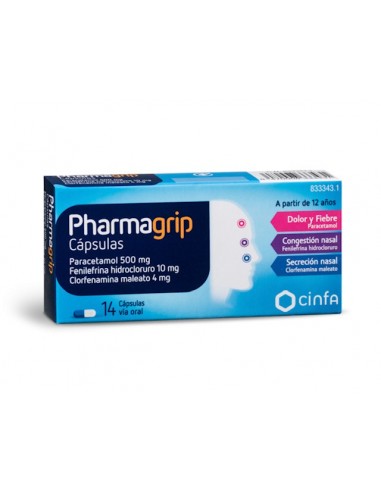 PHARMAGRIP 14 CAPS