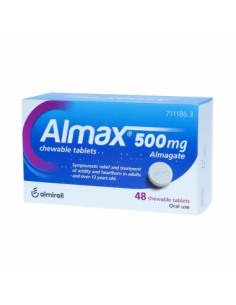 ALMAX 500 MG 48 COMP MASTICABLES