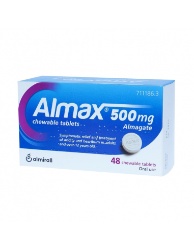 ALMAX 500 MG 48 COMP MASTICABLES