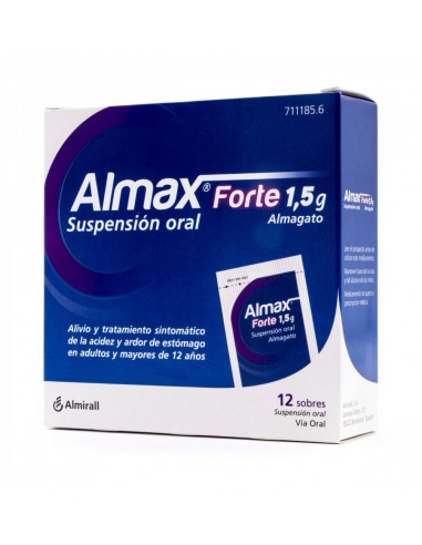 ALMAX FORTE 1.5 G 12 SOBRES SUSP ORAL