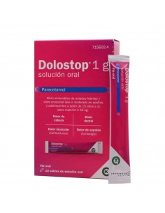 DOLOSTOP 650 MG 10 SOB SOLUCION ORAL