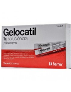 GELOCATIL 1 GR  SOLUCION ORAL 10 SOBRES