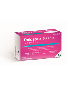 DOLOSTOP 500 MG 20 COMP EFG
