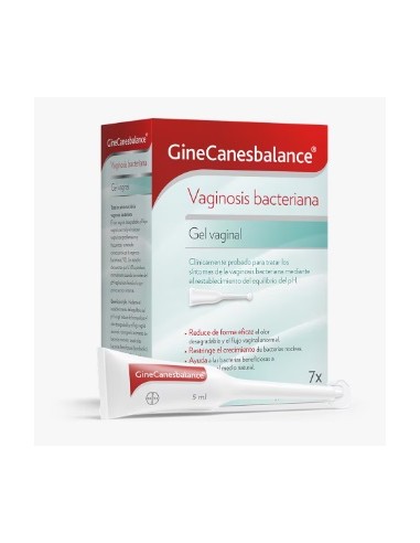 GINECANESBALANCE GEL VAGINAL MONODOSIS 7 X 5ML