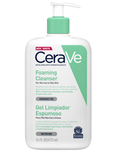 CERAVE GEL LIMPIADOR ESPUMOSO 1L