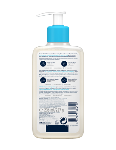 CERAVE GEL LIMPIADOR SMOOTHING 236GR