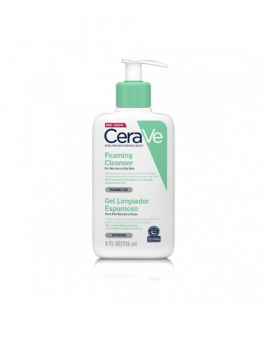 CERAVE LIMPIADOR ESPUMA HIDRATANTE 236ML